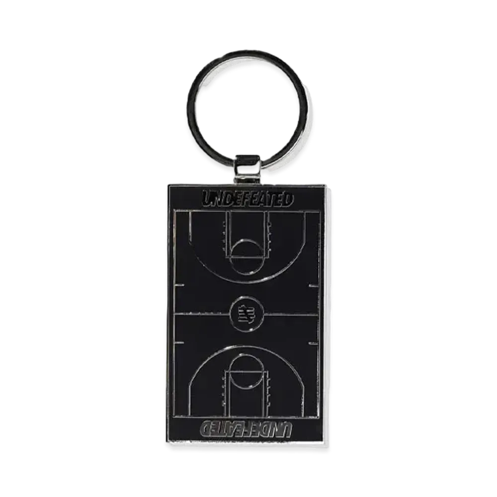 UNDEFEATED Court Keychain "Black"