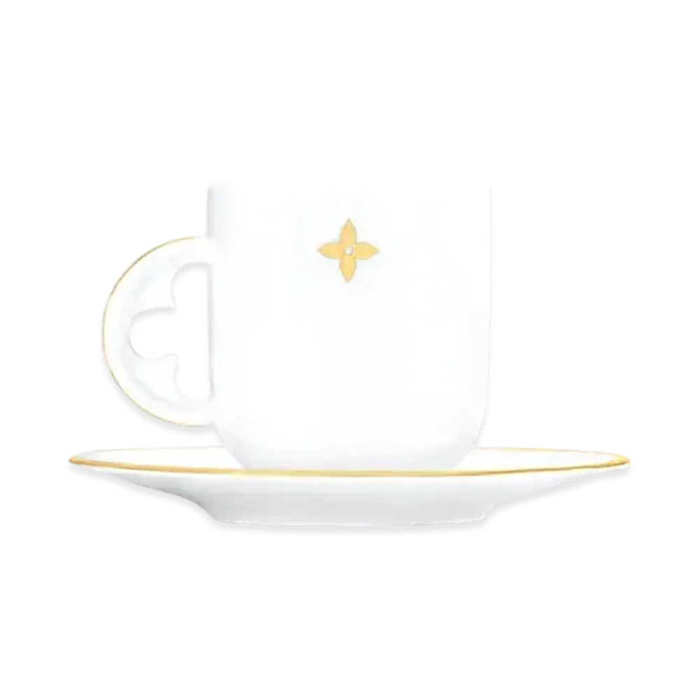 Louis Vuitton Espresso Set "Blanc Gold"