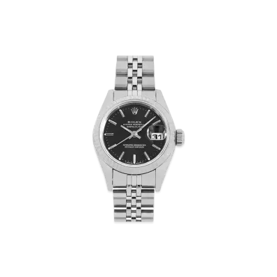 ROLEX Lady-Datejust "Black/Stainless Steel/White Gold"