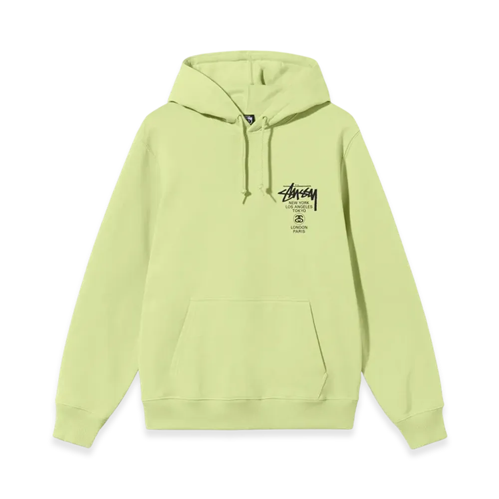 Stussy World Tour Hoodie 2021 "Tea"