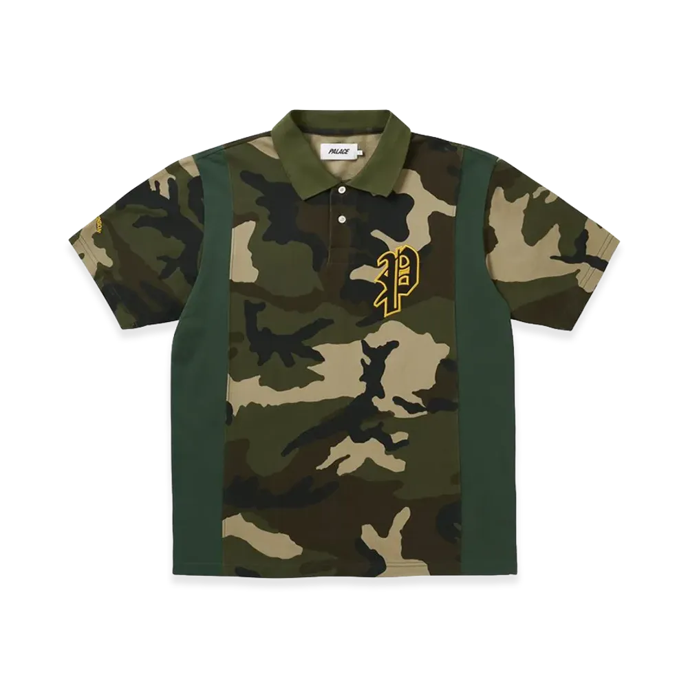 PALACE Legacy Polo "Woodland Camo"