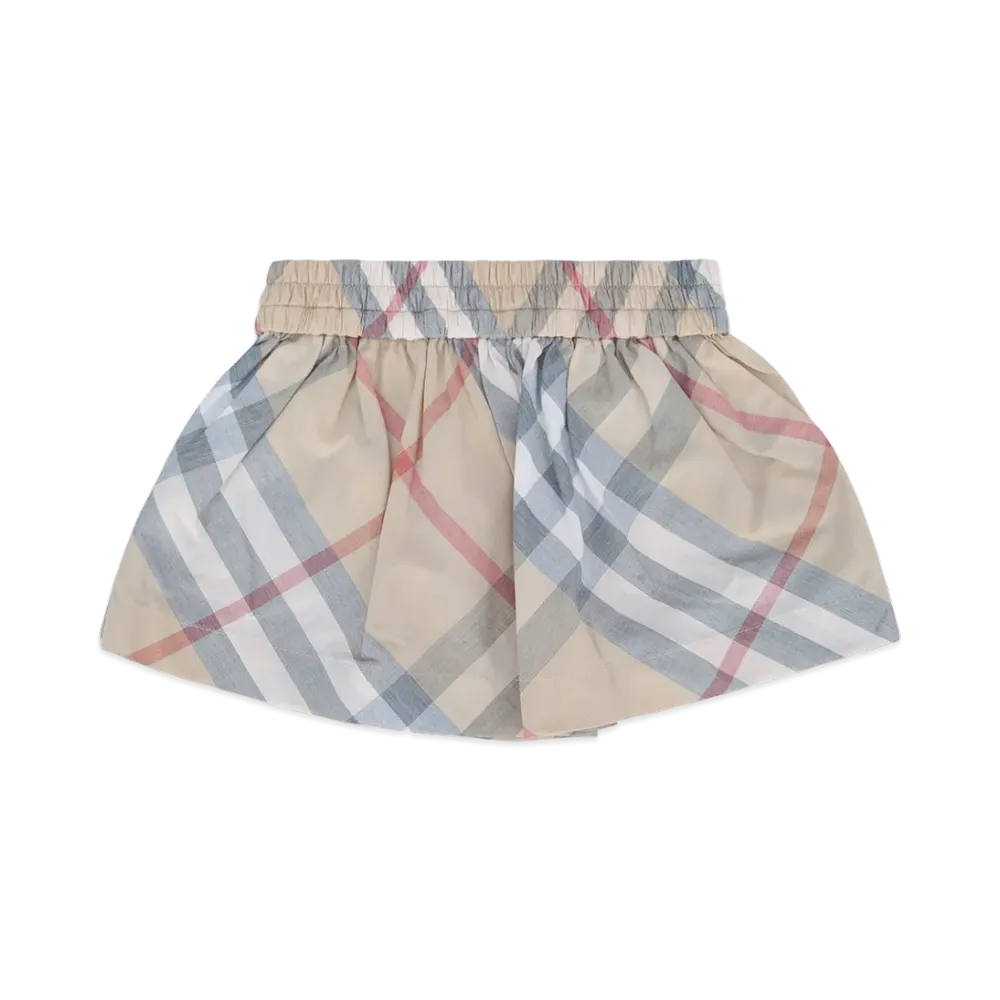 Burberry Kids Ig4 Marcy B Chk "Beige"