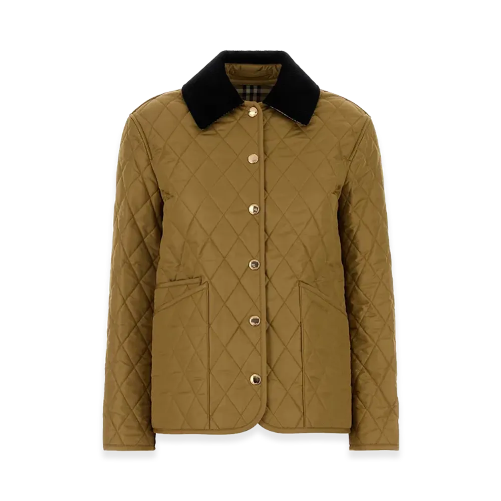 Burberry Women's Nylon Jacket "Biscuit Beige"