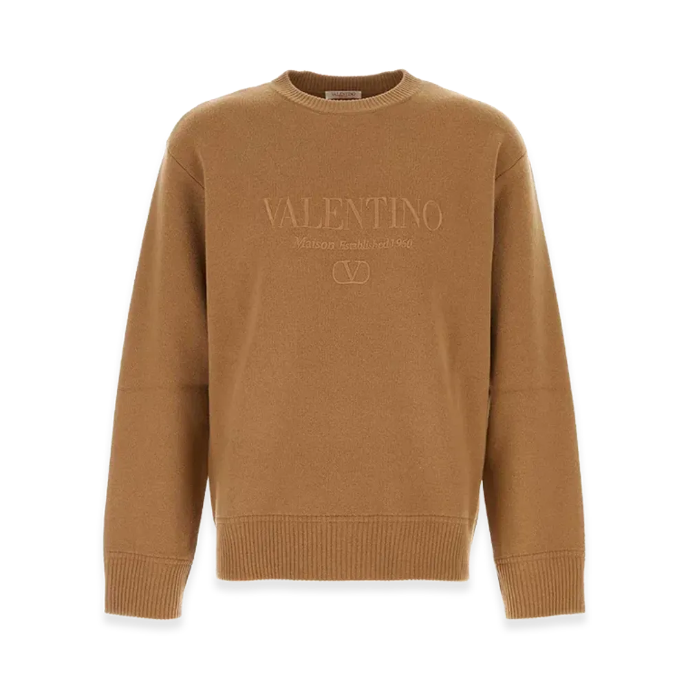 Valentino Wool Sweater "Biscuit/Beige"