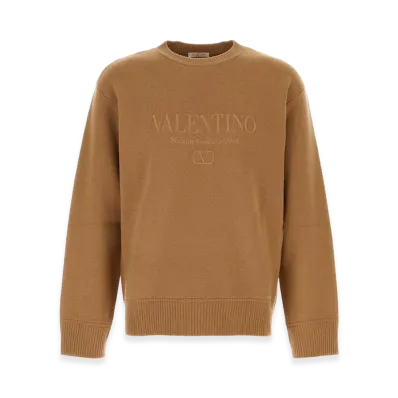 Valentino Wool Sweater "Biscuit/Beige"