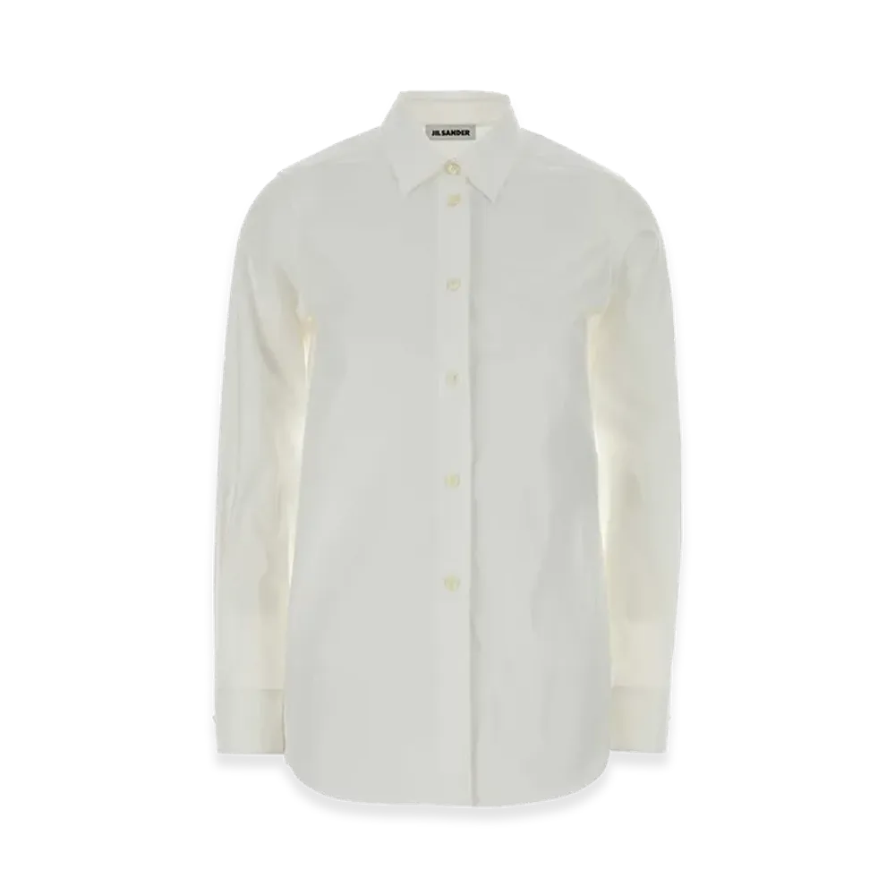 Jil Sander Women's Poplin Shirt "White"