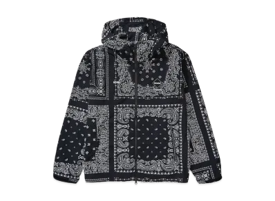 F.C.Real Bristol Bandana Nylon Hooded Blouson "Black"
