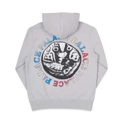 PALACE San Swirly Hood "Grey Marl"