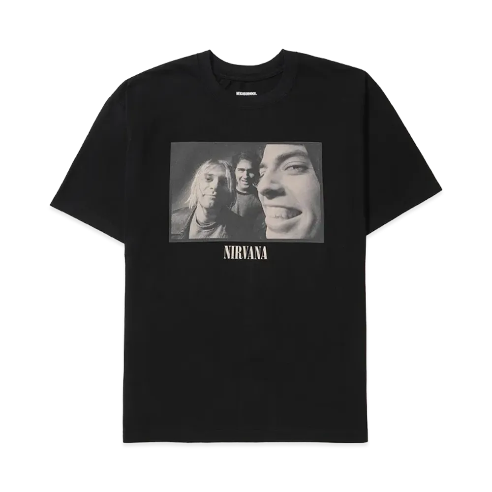 NEIGHBORHOOD x NIRVANA . Tee SS-1 "Black"