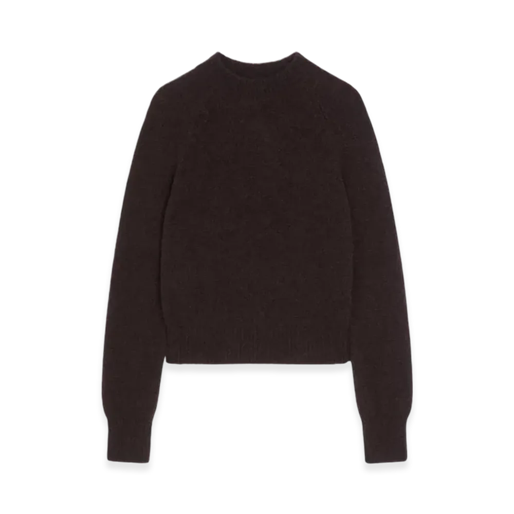 DRIES VAN NOTEN Women's Fitted Sweater "Dark brown"