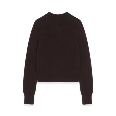 DRIES VAN NOTEN Women's Fitted Sweater "Dark brown"