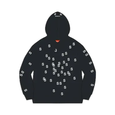 Supreme Embroidered S Hooded Sweatshirt "Navy"