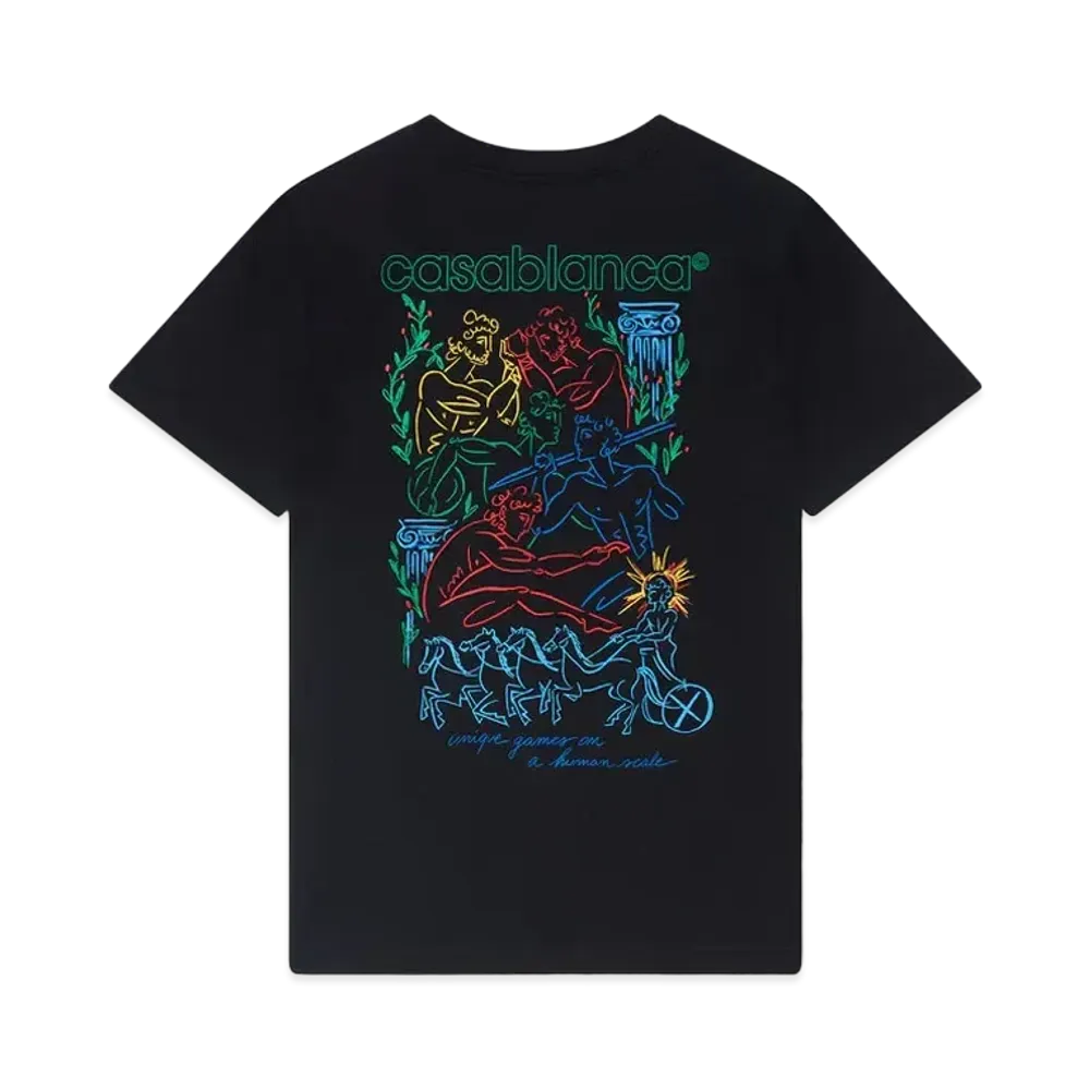 Casablanca Pentathlon T-Shirt "Black"