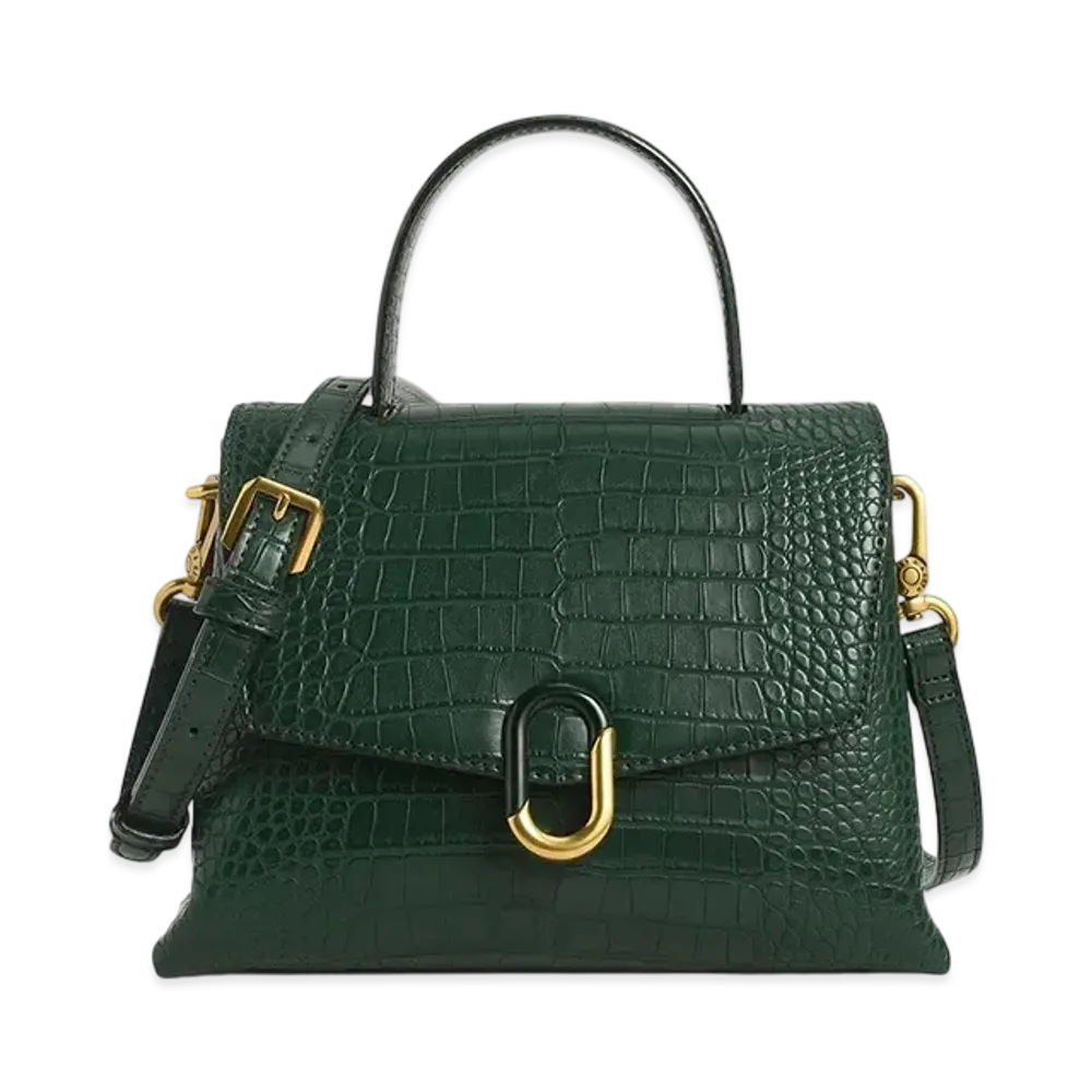 CHARLES & KEITH Stone Embellished Handle Bag "Green"
