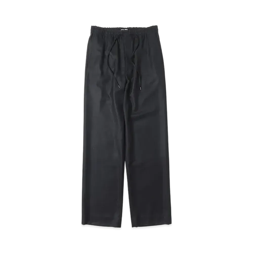 AURALEE Super Light Wool Easy Slacks "Black"