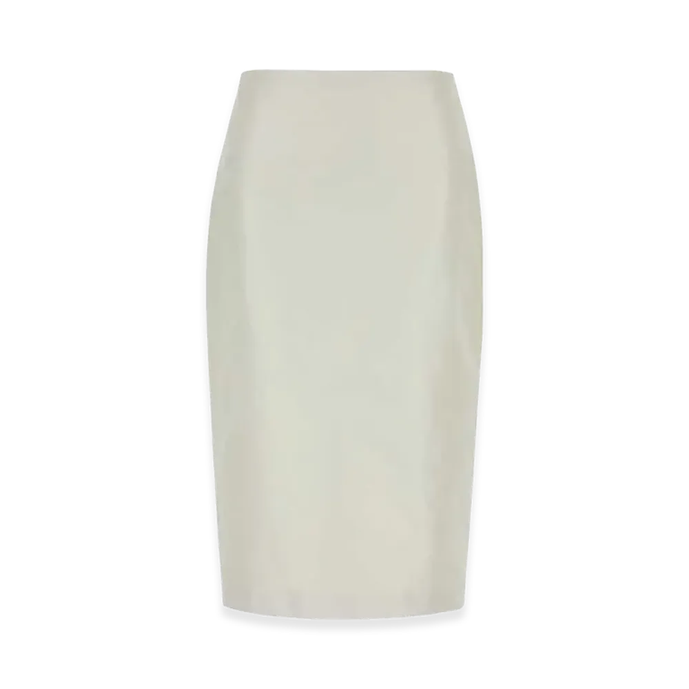 Jil Sander Women's Faille Skirt "White"