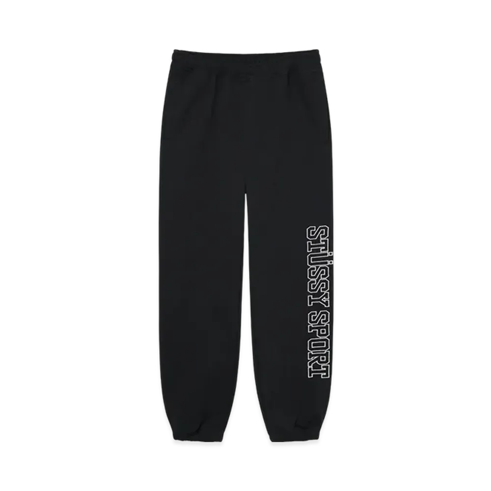 Stussy Sport Applique Pants "Black"