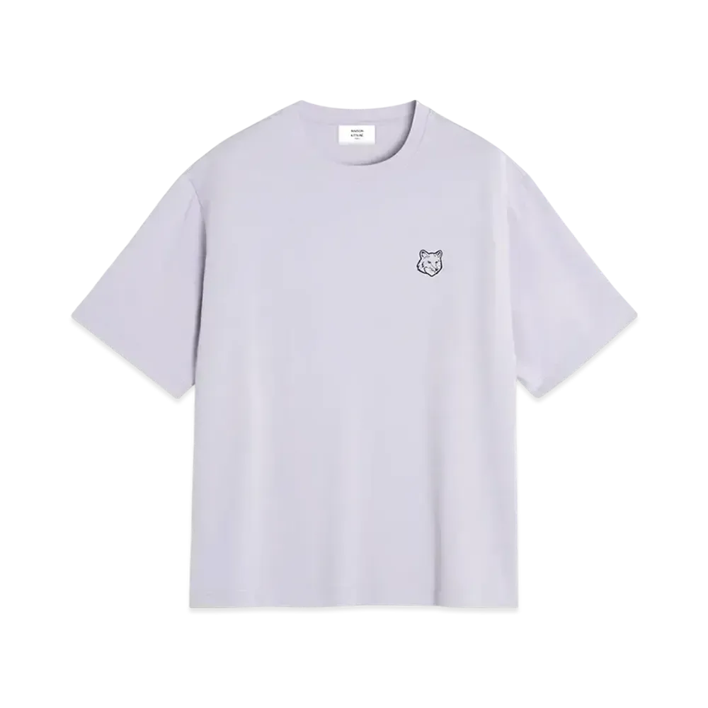 Maison Kitsune Bold Fox Head Patch Oversized T-Shirt "Soft Mauve"