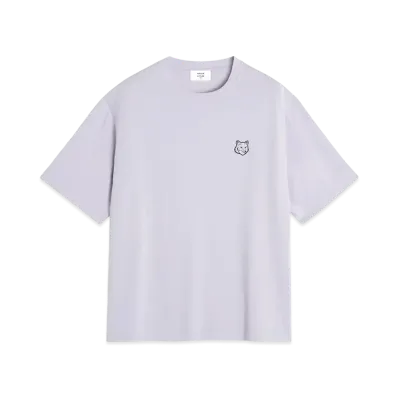 Maison Kitsune Bold Fox Head Patch Oversized T-Shirt "Soft Mauve"