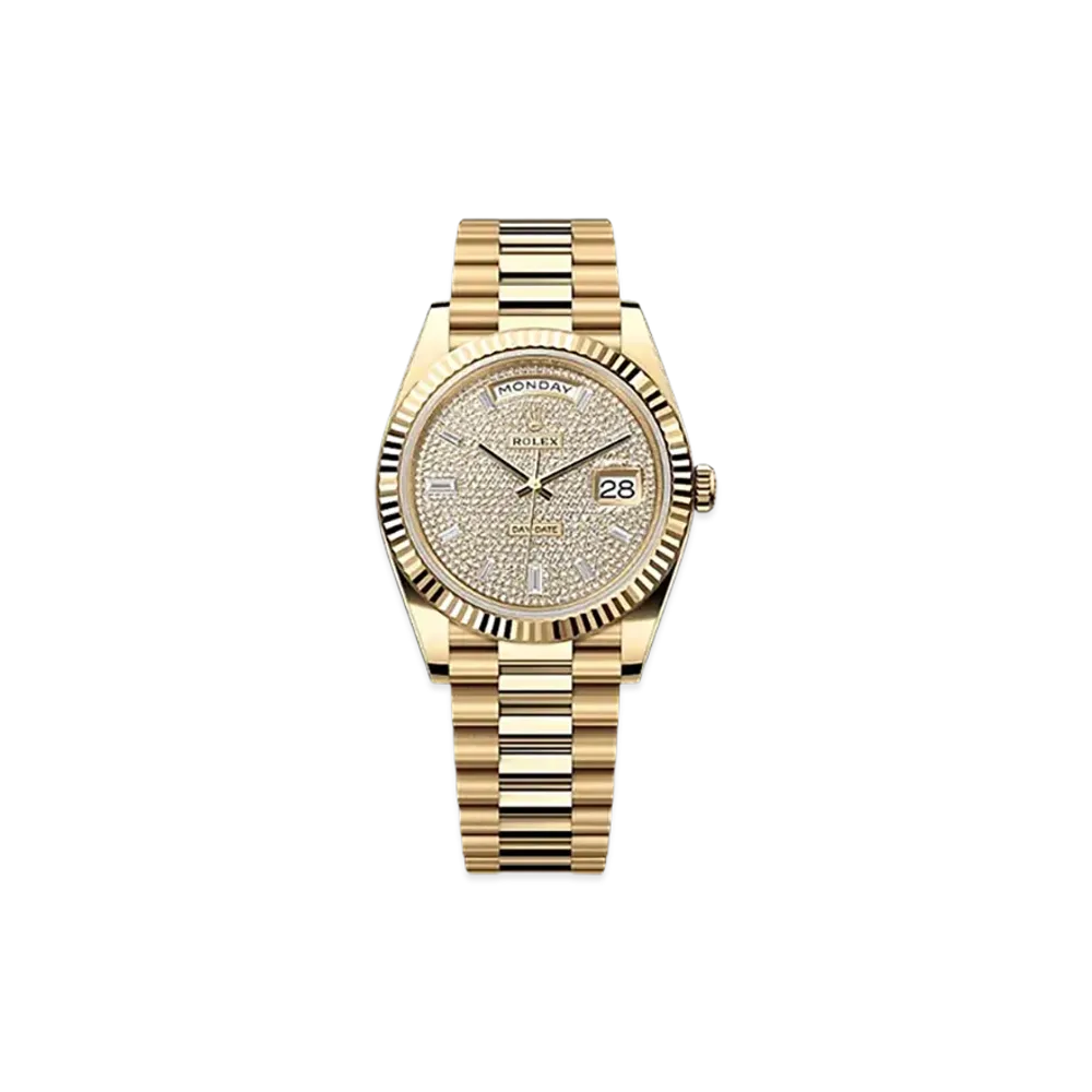 ROLEX Day-Date 40 Yellow Gold "Diamond"