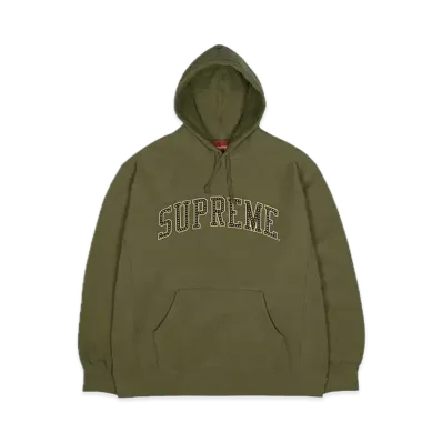 Supreme Stars Arc Hooded Sweatshirt "Light Olive"