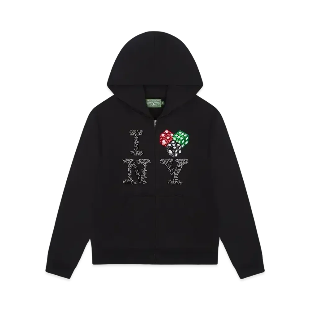 DENIM TEARS Cee-Lo NY Zip Hoodie "Black"