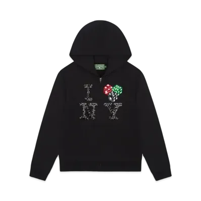 DENIM TEARS Cee-Lo NY Zip Hoodie "Black"