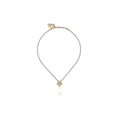 GUCCI Bee Necklace With Pearl