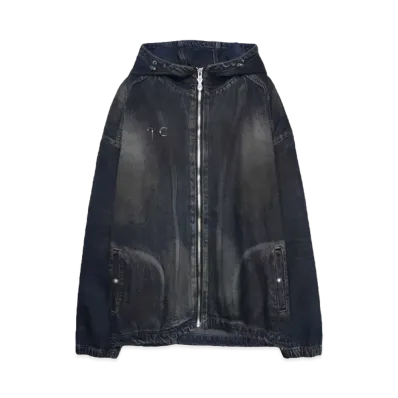THUG CLUB Basic Emblem Denim Jacket "BLUE"