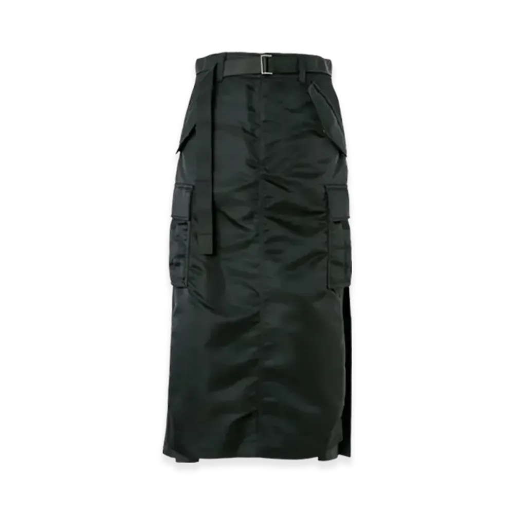 sacai Nylon Twill Skirt "Black"