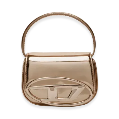 Diesel 1Dr-XS-S Cow Leather Shoulder Bag XS "Bronze"