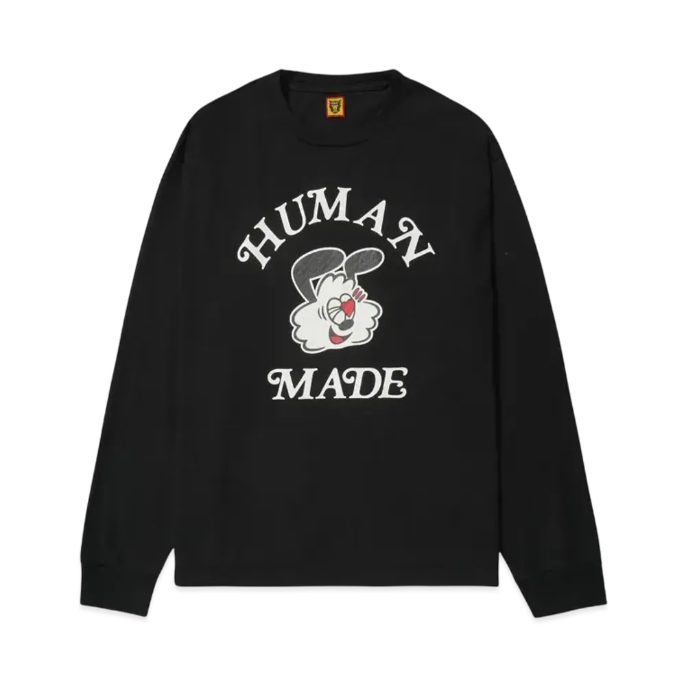 HUMAN MADE GDC White Day L/S T-shirt "Black" / VERDY