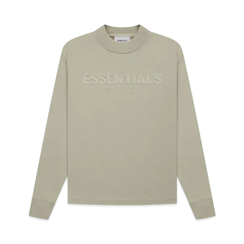 FEAR OF GOD ESSENTIALS KIDS L/S TEE "Pistachio"