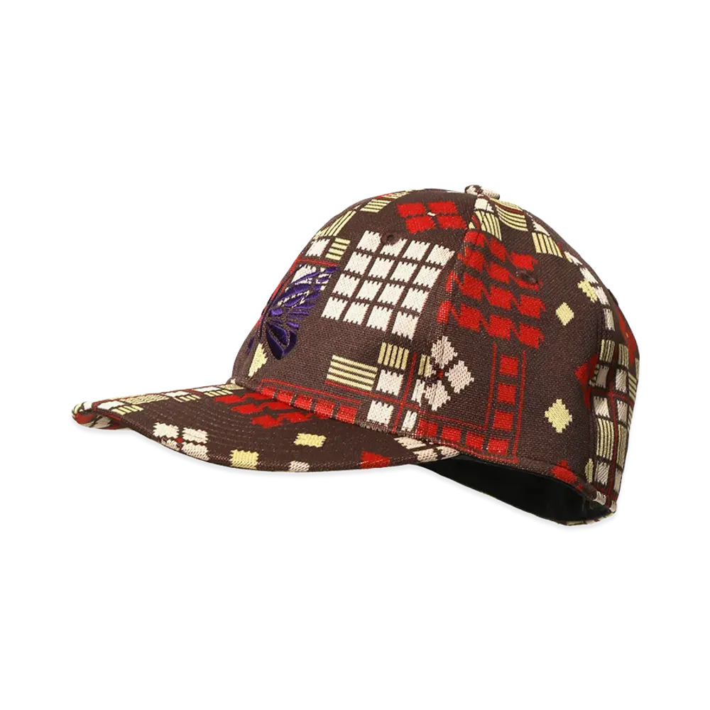 NEEDLES Baseball Cap - Poly Jacquard "Brown"