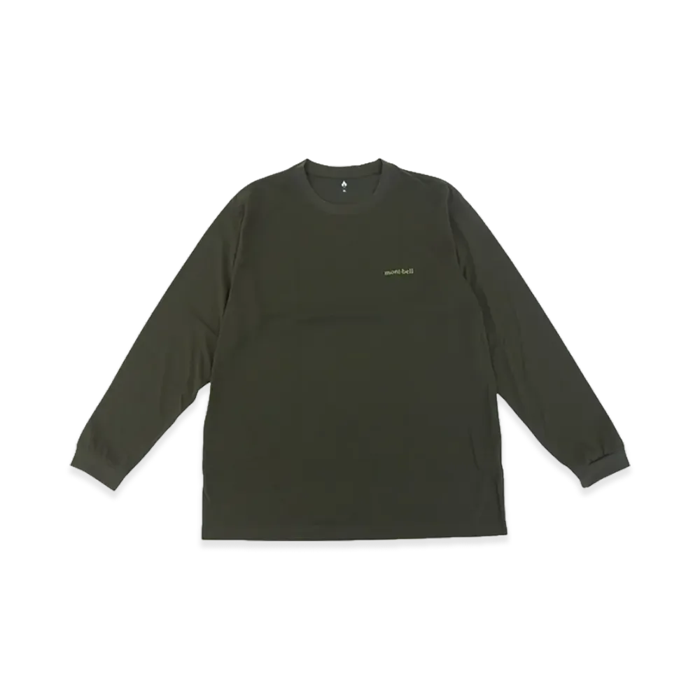 mont-bell WIC. Long Sleeve T-Shirt Men's "Dark Green"