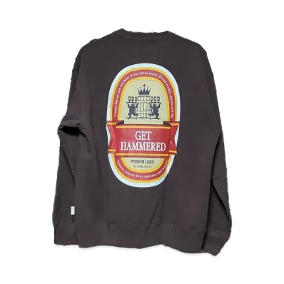 SSZ Get Hammered BEER BOTTLE SWEAT "Brown"
