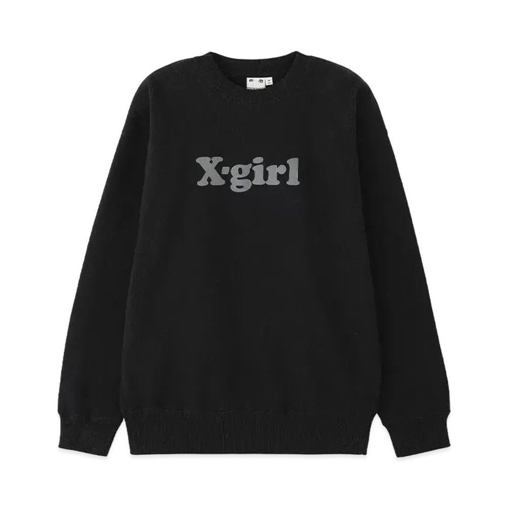 X-Girl Logo Sweat Top "Black"