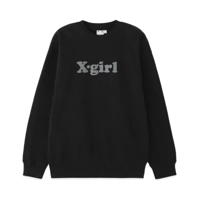 X-Girl Logo Sweat Top "Black"