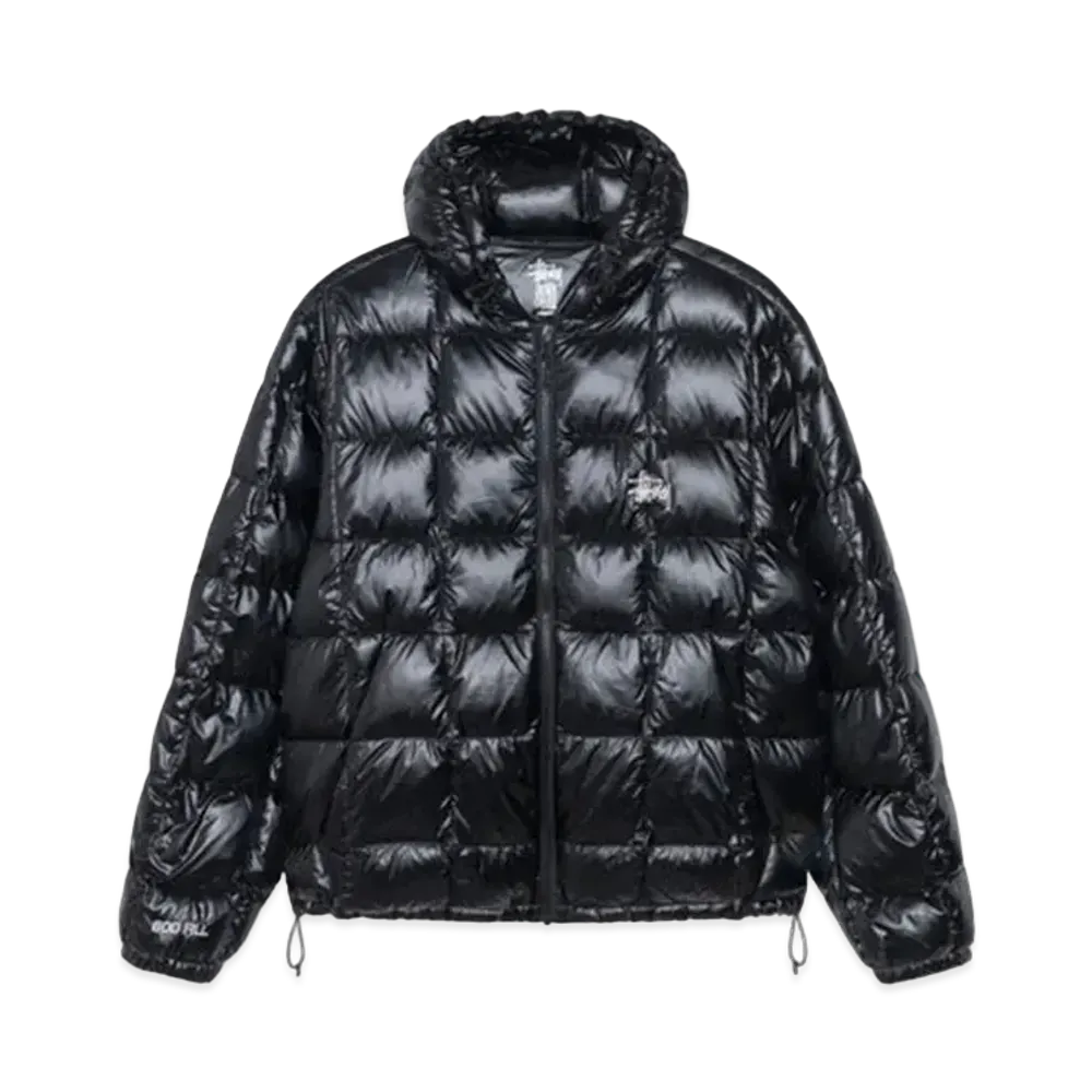 Stussy Midweight Hooded Puffer "Black"