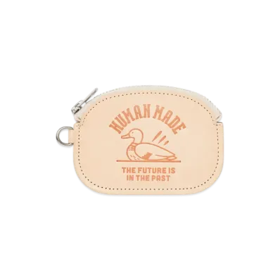HUMAN MADE Leather Coin Case "Beige"