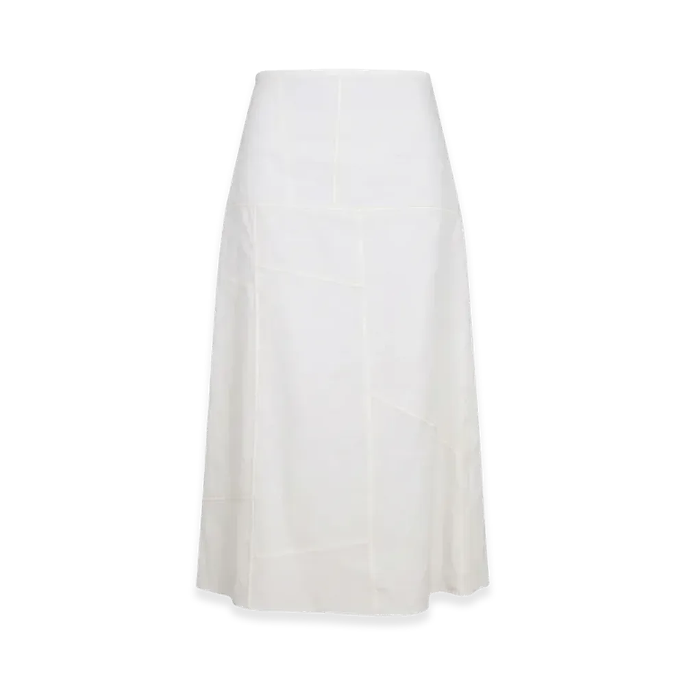 Jil Sander Women's Cotton Skirt "White"