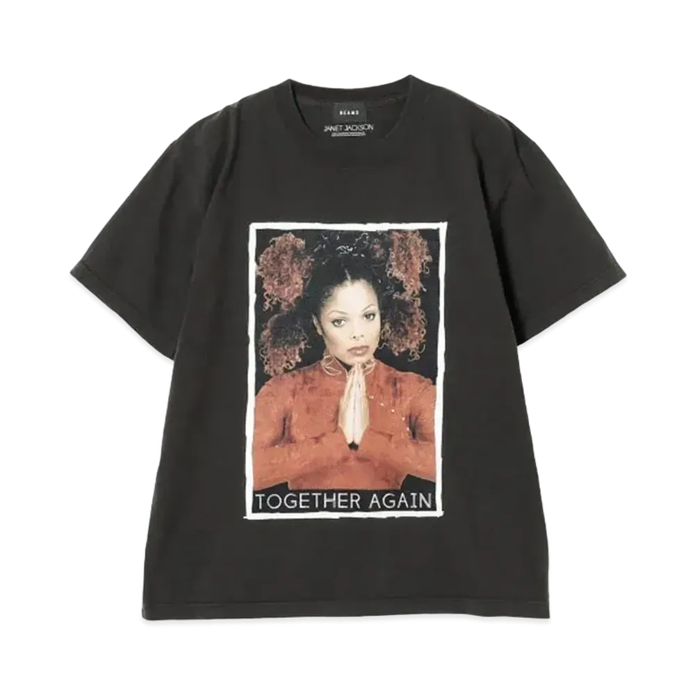 GOOD ROCK SPEED x BEAMS / Exclusive Janet Jackson Together Again Tee "Black"