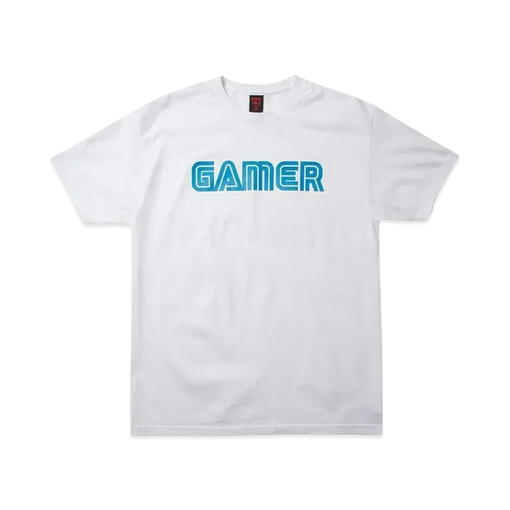 Geeks Rule x SEGA Gamer Logo Silkscreen Printing T Shirt "White"