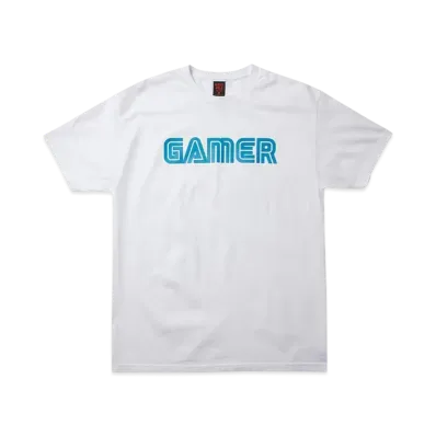 Geeks Rule x SEGA Gamer Logo Silkscreen Printing T Shirt "White"