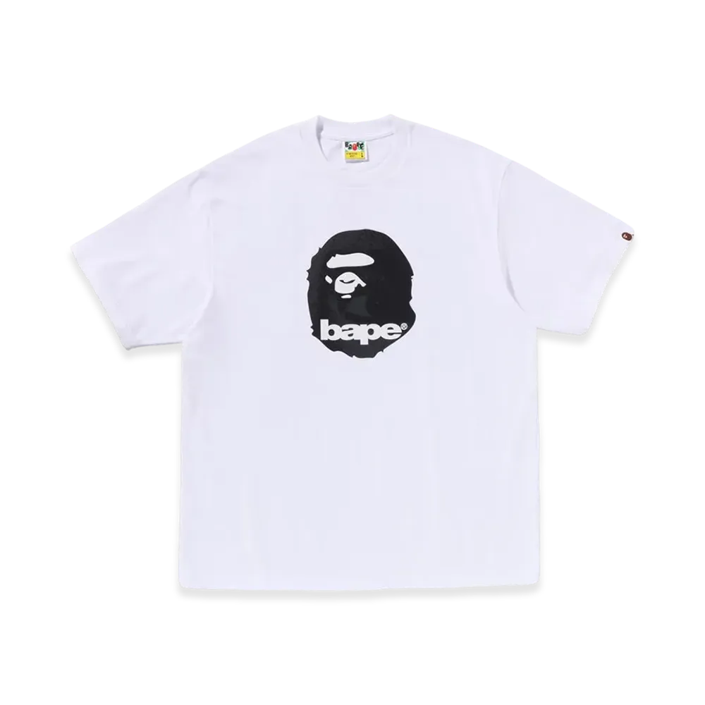 A BATHING APE Ape Head Relaxed Fit Tee "White"