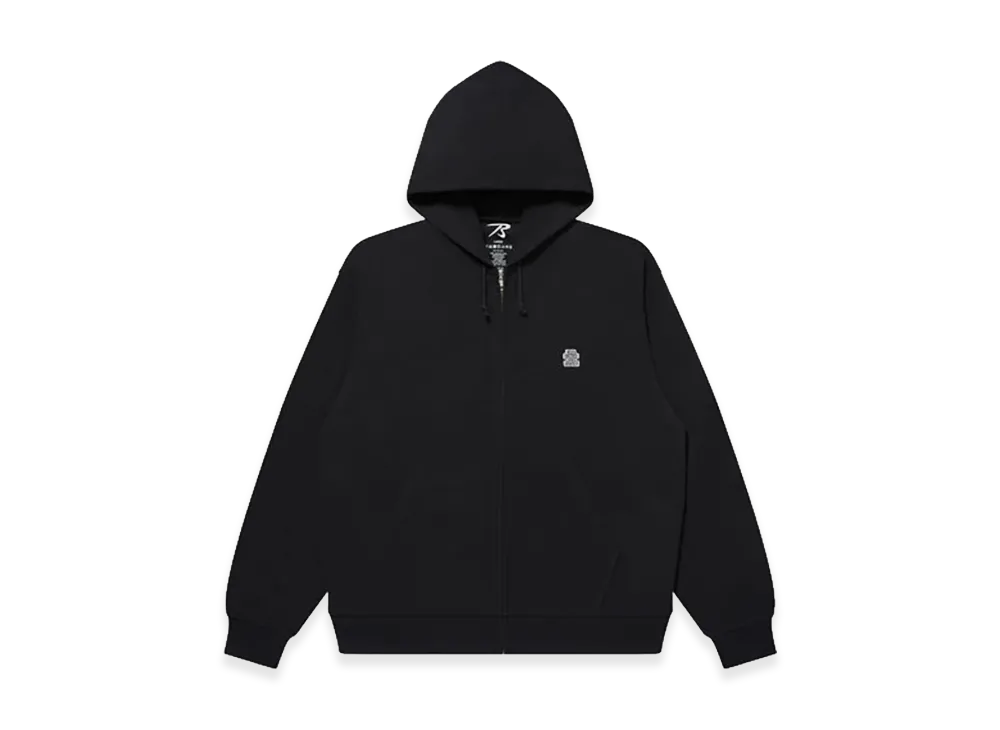 BlackEyePatch Small OG Thermal Zip Hoodie "Black"