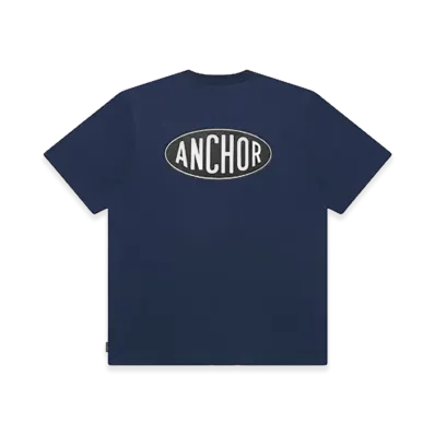 Mercedes Anchor inc. Oval Logo Tee "Navy"