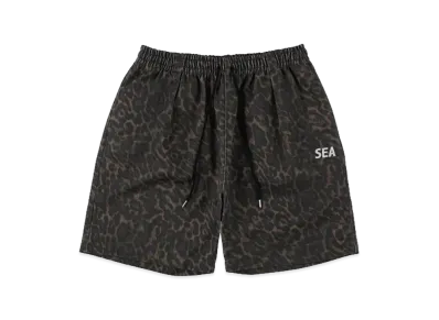 WIND AND SEA Pattern Logo Shorts "Leopard"