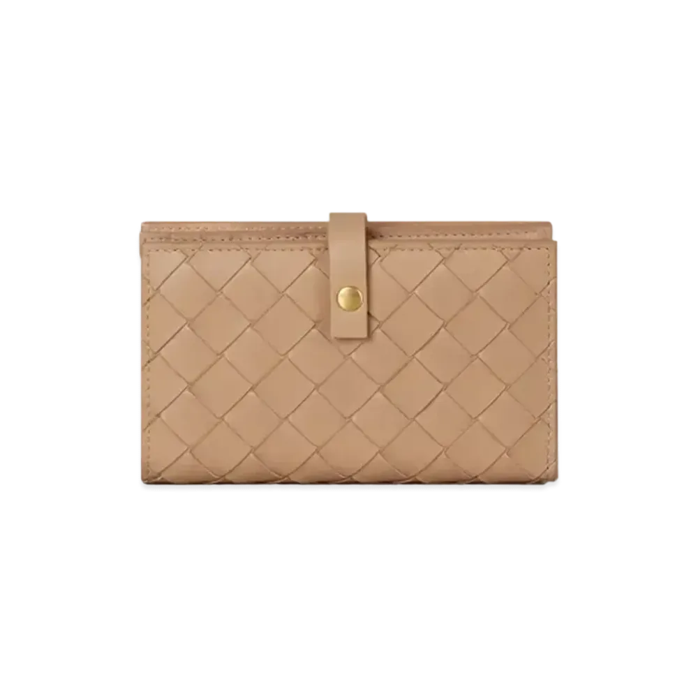 Bottega Veneta Intrecciato Lambskin Calfskin With Coin Purse "Chipria"