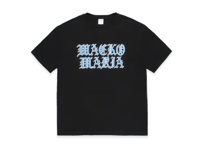 WACKO MARIA Washed Heavy Weight T-Shirt "Black"